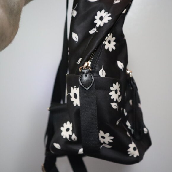 Kate Spade Black and White Daisy Backpack - Picture 7 of 11